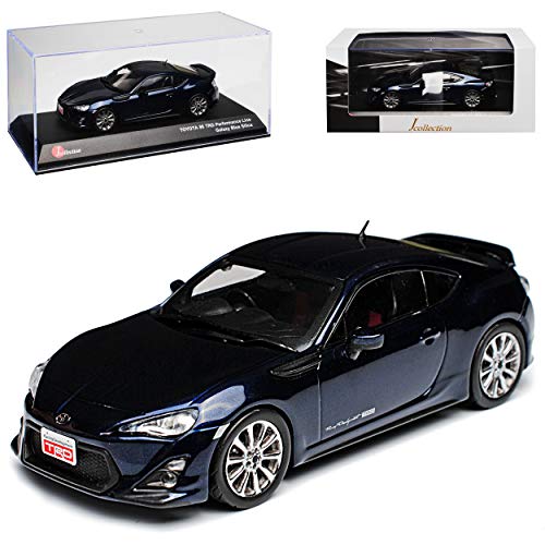 Kyosho T*o*y*o*t*a GT86 TRD Performance Line Galaxy Blau Metallic Ab 2012 1/43 J-Collection Modell Auto mit individiuellem Wunschkennzeichen von Kyosho