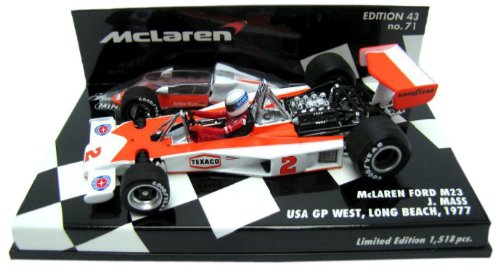 Minichamps – 530774392 – Miniatur-Fahrzeug – Mc-Laren Ford M23 – Texaco – US GP 1977 – Maßstab 1:43 Minichamps – 530774392 – Miniatur-Fahrzeug – Mc-Laren Ford M23 – Texaco – US GP 1977 – Maßstab 1:43 von Kyosho