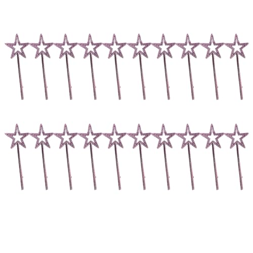 Kytxqikd Rosa Prinzessinnen-Zauberstab, Feenstab, Funkelnder Sternstab für Kostüm-Requisiten, Rollenspiele, Geburtstagsparty-Dekoration Kytxqikd Rosa Prinzessinnen-Zauberstab, Feenstab, Funkelnder Sternstab für Kostüm-Requisiten, Rollenspiele, Geburtstagsparty-Dekoration von Kytxqikd