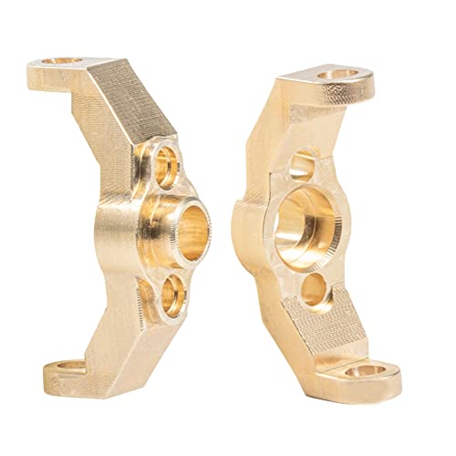 Kznifmk 2 x Messing-Rollenblöcke C-Hubs C-Hubs Metall für 1/18 RC Crawler TRX4M Upgrade-Teile Kznifmk 2 x Messing-Rollenblöcke C-Hubs C-Hubs Metall für 1/18 RC Crawler TRX4M Upgrade-Teile von Kznifmk