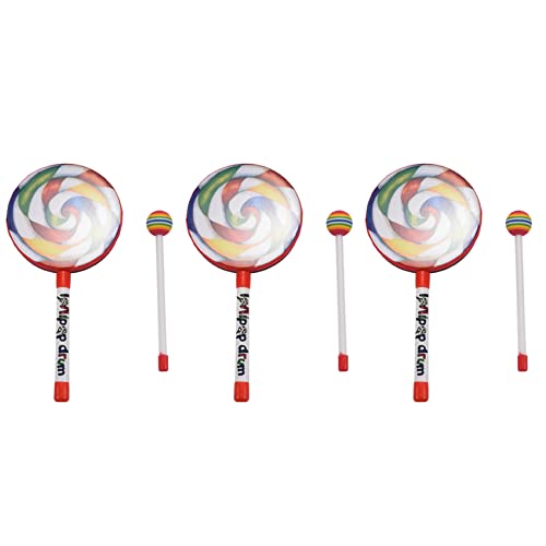 Kznifmk 3 x Schnullertrommel für Kinder, 15,2 cm (6 Zoll) von Kznifmk
