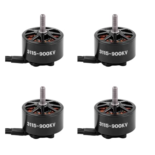 Kznifmk Drone Racing Motor 3115 900kv Brushless Motor 3115 900kv Brushless Motor Modellflugzeug Drohne Bürstenloser Motor Geeignet für Racing Ferngesteuerte Drohne Geeignet für FPV-Crossing-Drohne von Kznifmk