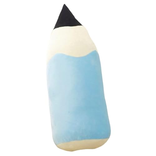 Kznifmk Kissen, Plüschkissen, Lesekissen für Kinder, Schulbeginn, Kissen, Geburtstagsgeschenke, 50 cm, Blau Kznifmk Kissen, Plüschkissen, Lesekissen für Kinder, Schulbeginn, Kissen, Geburtstagsgeschenke, 50 cm, Blau von Kznifmk