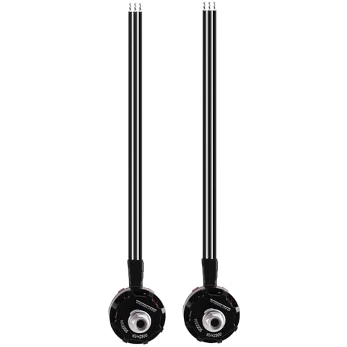 Kznifmk Modellflugzeug Vierachsiges Trägersystem RS2205 2300kv Motor FPV Brushless Motor Positive und Negative Drehung 2205 KV2300 CW von Kznifmk