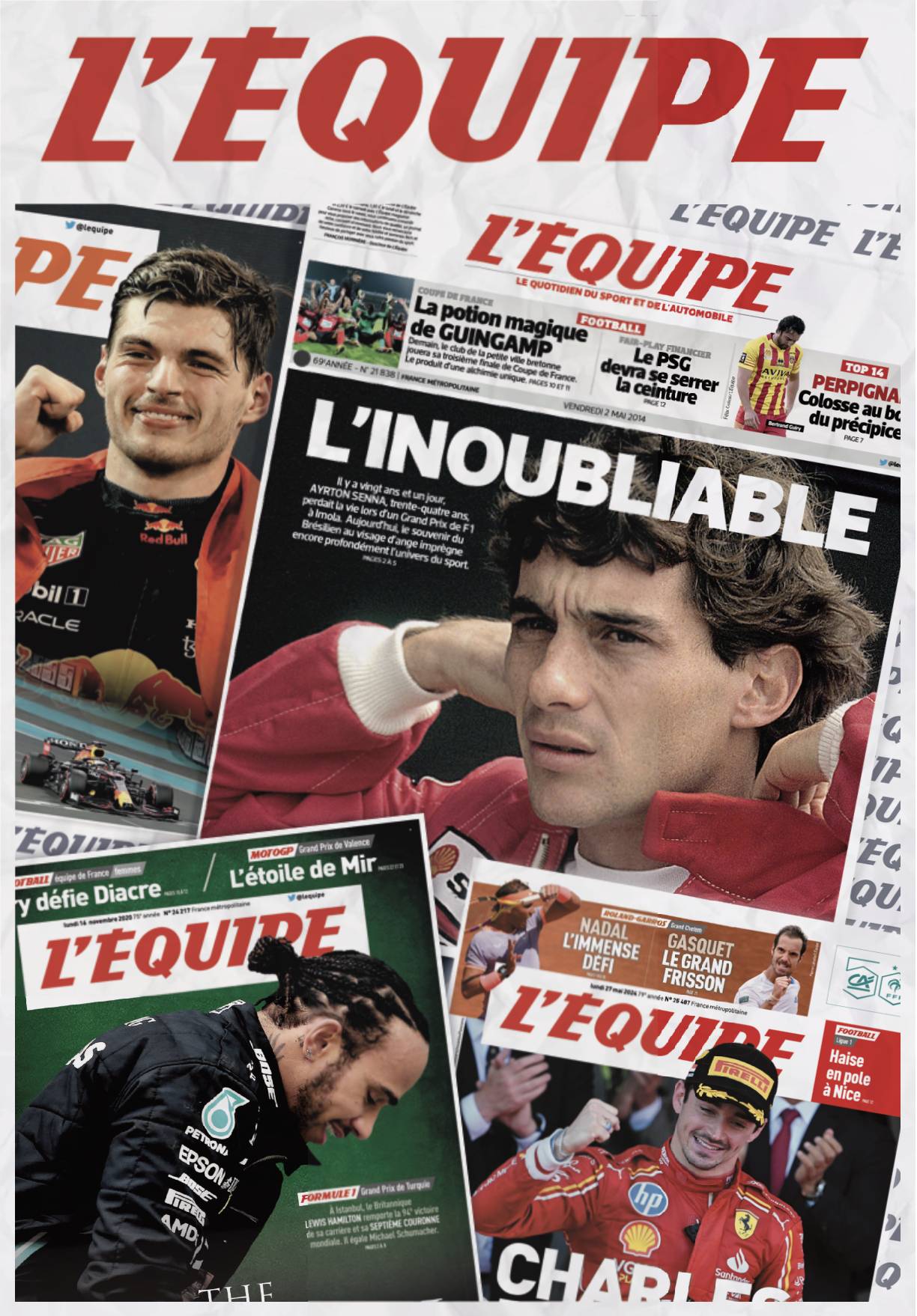 L Équipe Die Legenden der Formel 1 1000 Teile Puzzle LEQUIPE-PUZZEQ005 L Équipe Die Legenden der Formel 1 1000 Teile Puzzle LEQUIPE-PUZZEQ005 von L Équipe
