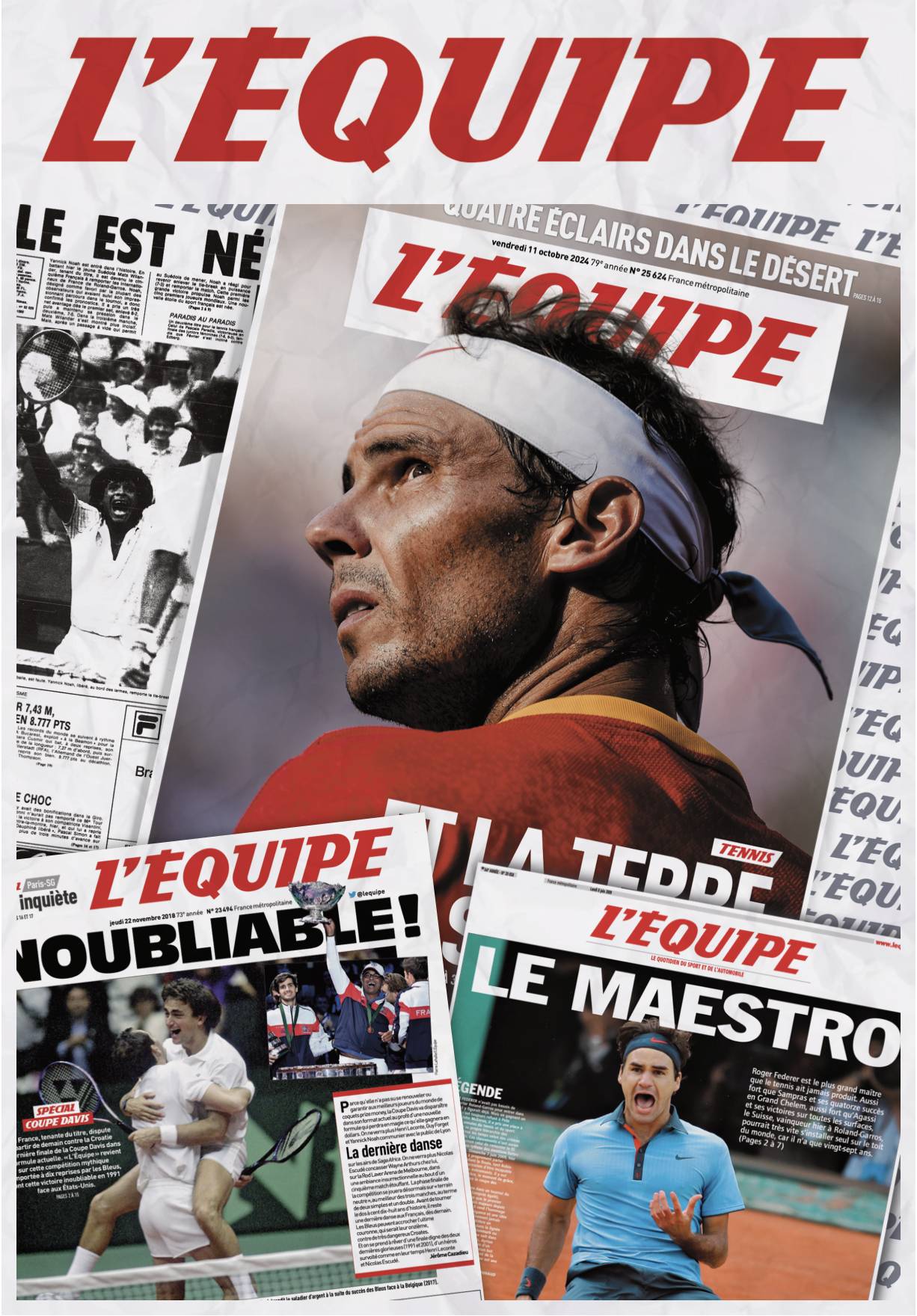 L Équipe Die Legenden des Tennis 1000 Teile Puzzle LEQUIPE-PUZZEQ004 L Équipe Die Legenden des Tennis 1000 Teile Puzzle LEQUIPE-PUZZEQ004 von L Équipe