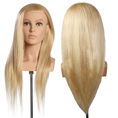 Frisierkopf Louisa - L'IMAGE - mit 60 cm Echthaar, mit Wimpern von L'IMAGE GmbH