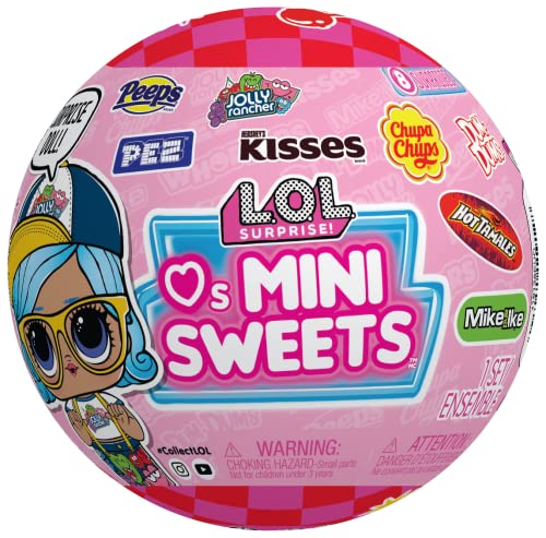 LOL Surprise Loves Mini Sweets Sammelpuppe - mit 8 Überraschungen - inkl. Accessoires & Candy Puppe inspiriert von Süßigkeiten - Geschenk für Kinder ab 4 Jahren von L.O.L. Surprise!