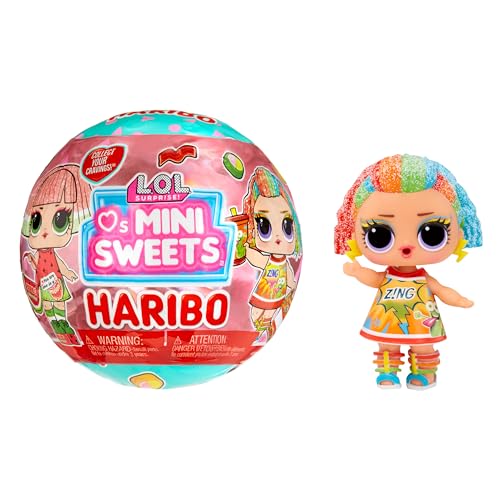 LOL Surprise - Loves Mini Sweets Series X Haribo - Inklusive 1 Puppe mit Süßigkeiten-Thema und lustigem Zubehör - Sammlerpuppen für Kinder ab 4 Jahren geeignet von L.O.L. Surprise!