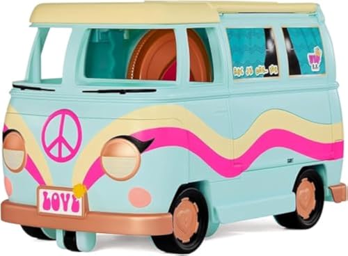 L.O.L. Surprise! 5-in-1 Grill & Groove Camper - Spielset mit vielen Überraschungen - Küche, Bühne & Mehr - Voll Ausgestattet - Für L.O.L. Surprise! Puppen & Pets - Zum Sammeln - Für Kinder ab 4 Jahren von L.O.L. Surprise!