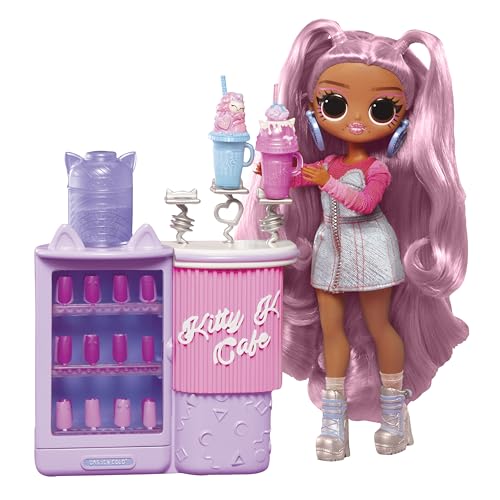 L.O.L. Surprise! OMG Sweet Nails - Kitty K Café - 15 Überraschungen, darunter echter Nagellack, Press-on-Nails, Sticker, Glitter, 1 Modepuppe und mehr - ideal für Kinder ab 4 Jahren L.O.L. Surprise! OMG Sweet Nails - Kitty K Café - 15 Überraschungen, darunter echter Nagellack, Press-on-Nails, Sticker, Glitter, 1 Modepuppe und mehr - ideal für Kinder ab 4 Jahren von L.O.L. Surprise!