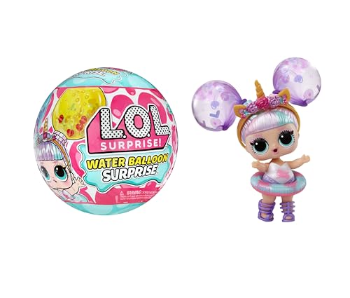 LOL Surprise Water Balloon Surprise - Limited Edition Sammlerpuppen mit Wasserballon-Haar - 4 Spielmöglichkeiten Inklusive Glitzerballons und Wasserspiel - Ideal für Mädchen ab 3 Jahren von L.O.L. Surprise!