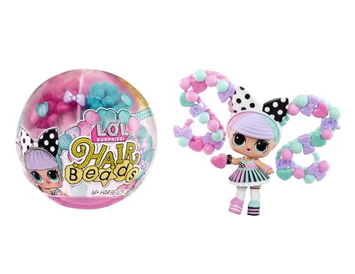 L.O.L. Surprise! Hair Beads Tots - Sammlerpuppe mit 60+ Haarperlen - Haarperlenpuppe mit DIY-Frisuren - Geeignet für Mädchen und Jungen ab 4 Jahren L.O.L. Surprise! Hair Beads Tots - Sammlerpuppe mit 60+ Haarperlen - Haarperlenpuppe mit DIY-Frisuren - Geeignet für Mädchen und Jungen ab 4 Jahren von L.O.L. Surprise!