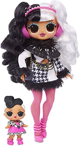 L.O.L. Surprise! 561798E7C O.M.G. Winter Disco Fashion Doll Dollie and Little Sister, Fashionpuppe mit Haaren und kleine Puppenschwester zum Sammeln, 25 Überraschungen L.O.L. Surprise! 561798E7C O.M.G. Winter Disco Fashion Doll Dollie and Little Sister, Fashionpuppe mit Haaren und kleine Puppenschwester zum Sammeln, 25 Überraschungen von L.O.L. Surprise!