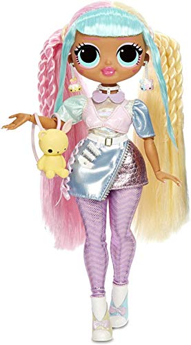 L.O.L. Surprise! 565109E7C O.M.G. Fashion Doll Candylicious, Ankleide- und Sammelpuppe mit Haaren und 20 Überraschungen, 27 cm von L.O.L. Surprise!