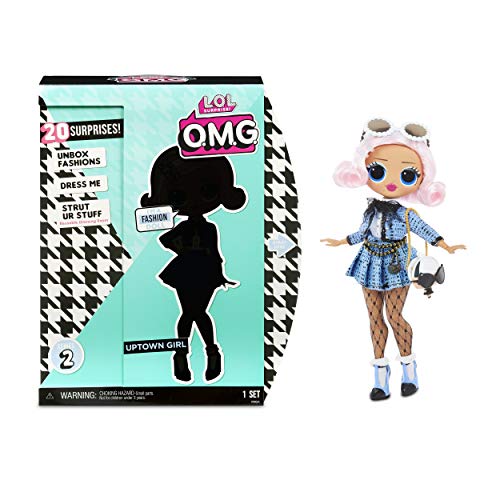 L.O.L. Surprise! 570288PE7C OMG 38 Doll- Uptown Girl,25 cm große bewegliche Fashion Puppe mit 20 Überraschungen von LOL SURPRISE