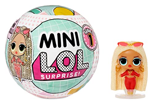 LOL SURPRISE Mini Kollektion Sammelpuppe - ZUFÄLLIGE Auswahl - 2-in-1 Verpackung Wird zum Spielset - inkl. OMG Puppe im Mini-Format & Accessoires - Geschenk für Kinder ab 4 Jahren von LOL SURPRISE