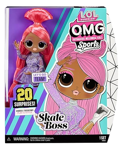 L.O.L. Surprise! OMG Sports Skate Boss - Modepuppe Eiskunstlauf - Mit 20 Überraschungen - Inklusive Outfit, Accessoires & mehr - Zum Sammeln - Für Jungen & Mädchen ab 4 Jahren L.O.L. Surprise! OMG Sports Skate Boss - Modepuppe Eiskunstlauf - Mit 20 Überraschungen - Inklusive Outfit, Accessoires & mehr - Zum Sammeln - Für Jungen & Mädchen ab 4 Jahren von L.O.L. Surprise!