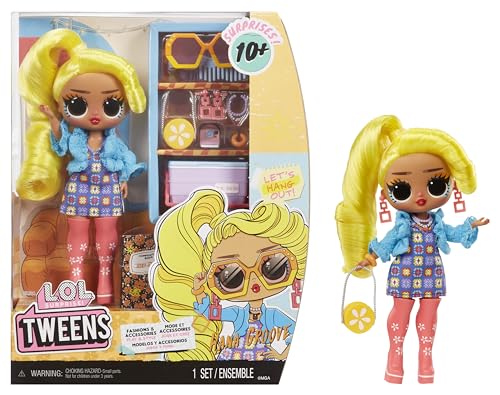 L.O.L. Surprise! Tweens - Modepuppe Hana Groove - mit über 10 Überraschungen und Fabelhaften Accessoires - Toll für Kinder ab 4 Jahren L.O.L. Surprise! Tweens - Modepuppe Hana Groove - mit über 10 Überraschungen und Fabelhaften Accessoires - Toll für Kinder ab 4 Jahren von L.O.L. Surprise!