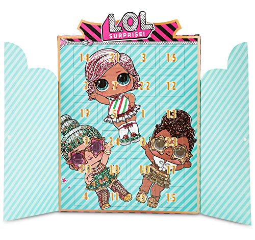 L.O.L Surprise! Adventskalender 2024 Kinder - 24 Lol Puppen Charms, Armband und Halskette von L.O.L. Surprise!