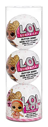 L.O.L. Surprise! Exclusive Glitzerpuppen 3er-Pack Sortiment Stil 1 - Mit 20+ Überraschungen inklusive Mode, Accessoires & mehr - Serie 1 Neuauflage - Sammelpuppen für Mädchen ab 4 Jahren von L.O.L. Surprise!
