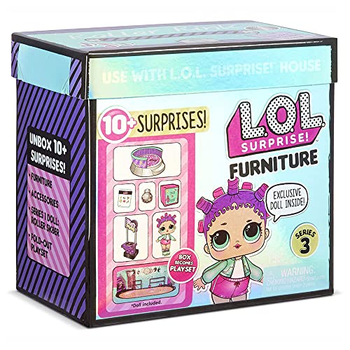 LOL Surprise Sammelpuppen für Mädchen - Mit 10 Überraschungen & Accessoires - Roller Sk8er - Möbelserie 3 von L.O.L. Surprise!