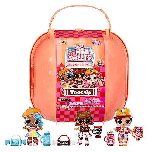 L.O.L. Surprise! Loves Mini Sweets Deluxe Serie 3 - Tootsie - Enthält 3 Limitierte Puppen mit Süßigkeiten, lustiges Zubehör und Wasserüberraschung - Sammlerpuppen für Kinder ab 4 Jahren von L.O.L. Surprise!