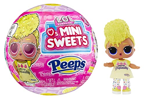 L.O.L. Surprise! Loves Mini Sweets Peeps - Tough Chick - Limitierte Auflage mit Frühlingsthema - Sammlerpuppe mit 7 Überraschungen - Für Mädchen, Jungen und Sammler ab 4 Jahren von L.O.L. Surprise!
