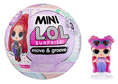 L.O.L. Surprise! Mini Move & Groove Sammelpuppe - Serie 3 - ZUFÄLLIGE Auswahl - Bewegliches Ball-Spielset mit 5+ Überraschungen und Einer Mini Sammelpuppe - Tolles Geschenk für Kinder ab 4 Jahren L.O.L. Surprise! Mini Move & Groove Sammelpuppe - Serie 3 - ZUFÄLLIGE Auswahl - Bewegliches Ball-Spielset mit 5+ Überraschungen und Einer Mini Sammelpuppe - Tolles Geschenk für Kinder ab 4 Jahren von L.O.L. Surprise!