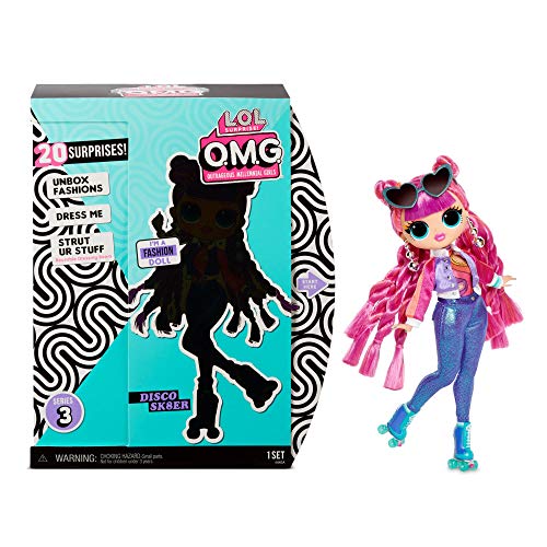 LOL Surprise Sammler-Modepuppen für Mädchen - Mit 20 Überraschungen & Accessoires - Roller Chick - OMG Serie 3 von L.O.L. Surprise!