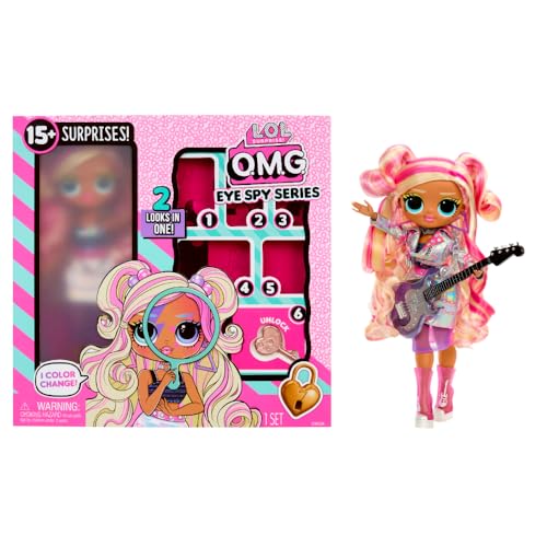 L.O.L. Surprise! OMG Eye Spy Series – Rockstar – Enthält 1 Puppe mit Mode und Accessoires, Rätsel Lösen & Überraschungen Entdecken, 4 Puppen zum Sammeln L.O.L. Surprise! OMG Eye Spy Series – Rockstar – Enthält 1 Puppe mit Mode und Accessoires, Rätsel Lösen & Überraschungen Entdecken, 4 Puppen zum Sammeln von L.O.L. Surprise!