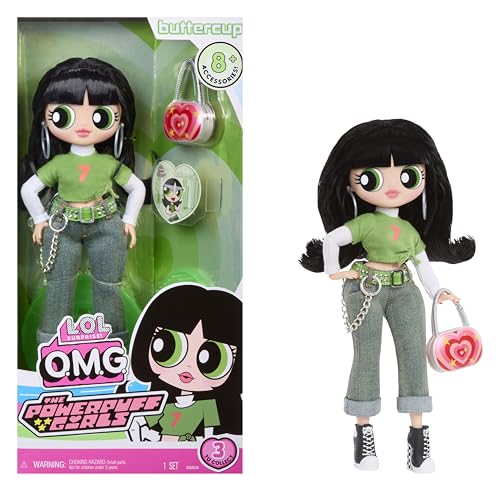 L.O.L. Surprise! OMG The Powerpuff Girls Puppe - Buttercup - Enthält 1 Modepuppe, Inklusive Outfit und Accessoires, 3 zum Sammeln L.O.L. Surprise! OMG The Powerpuff Girls Puppe - Buttercup - Enthält 1 Modepuppe, Inklusive Outfit und Accessoires, 3 zum Sammeln von L.O.L. Surprise!