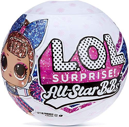 LOL Surprise All-Star BBs - Cheer Team - Sportliche Glitzerpuppe mit 8 Überraschungen und Modeaccessoires - All-Star BBs Serie 2 - Sammlerpuppen für Mädchen ab 3 Jahren von L.O.L. Surprise!