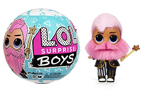 LOL Surprise Boys Puppe - 7 Überraschungen zum Auspacken inklusive Aufklebern, Mode und Accessoires - Farbwechseleffekt, 2-in-1 Spielset - Serie 5 - Sammelpuppe für Jungen und Mädchen ab 3 Jahren von L.O.L. Surprise!