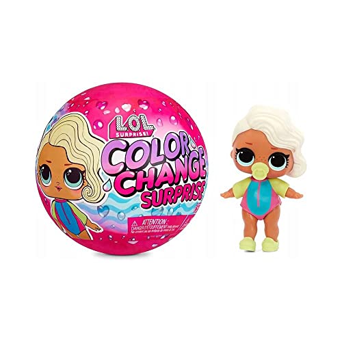 L.O.L. Surprise! Color Change Surprise Puppen,Sammlerpuppe - Entdecke 7 Überraschungen mit Outfits und Accesoires - Farbwechsel in eiskaltem Wasser- Schuhe,einzigartigem Outfit und mehr ,1er Pack L.O.L. Surprise! Color Change Surprise Puppen,Sammlerpuppe - Entdecke 7 Überraschungen mit Outfits und Accesoires - Farbwechsel in eiskaltem Wasser- Schuhe,einzigartigem Outfit und mehr ,1er Pack von LOL SURPRISE