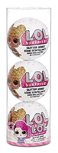 LOL Surprise Exclusive Glitzerpuppen 3er-Pack Sortiment Stil 3 - Mit 20+ Überraschungen inklusive Mode, Accessoires & mehr - Serie 1 Neuauflage - Sammelpuppen für Mädchen ab 4 Jahren von L.O.L. Surprise!