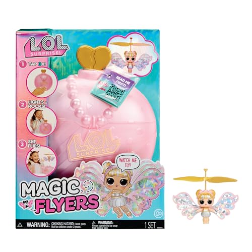 LOL Surprise Magic Flyers - Sky Starling - Handgesteuerte fliegende Puppe - Sammlerpuppe mit Touch-Flasche zum Auspacken - Ideal für Mädchen ab 6 Jahren von L.O.L. Surprise!