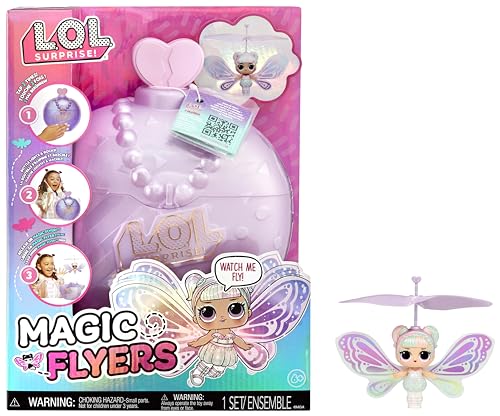 LOL Surprise Magic Flyers - Sweetie Fly - Handgesteuerte fliegende Puppe - Sammlerpuppe mit Touch-Flasche zum Auspacken - Ideal für Mädchen ab 6 Jahren von L.O.L. Surprise!