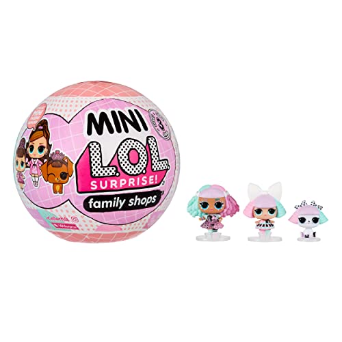 LOL Surprise Mini Family - ÜBERRASCHUNGSAUSWAHL - Kugel-Spielset mit 3 Mini Tween Sammlerpuppen und Überraschungen - Tolles Geschenk für Kinder ab 4 Jahren von L.O.L. Surprise!