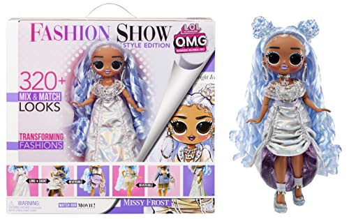 LOL Surprise OMG Fashion Show Style Edition - MISSY FROST - 25 cm große Puppe mit 320+ Fashion Looks - Verwandelbare Outfits, Accessoires und mehr - Zum Sammeln - Für Kinder ab 4 Jahren von L.O.L. Surprise!