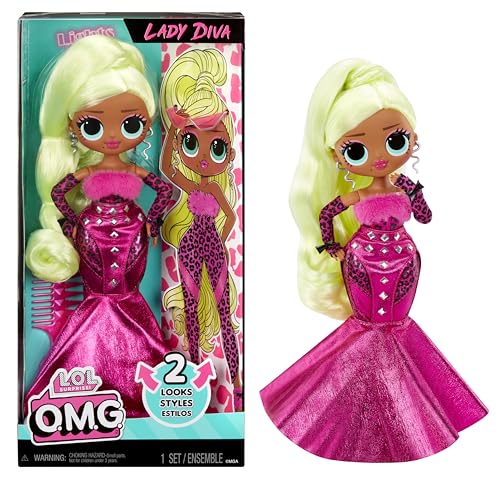 LOL Surprise OMG Modepuppe - Lady Diva - Mit Zahlreichen Überraschungen, wie Wandelbare Mode und Fabelhafte Accessoires - Ideal für Kinder ab 4 Jahren von L.O.L. Surprise!