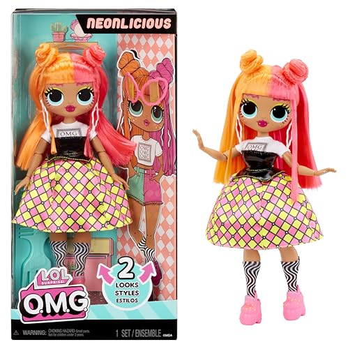 L.O.L. Surprise! OMG Modepuppe - Neonlicious - Mit Zahlreichen Überraschungen, Einschließlich Wandelbarer Mode und Fabelhaften Accessoires - Ideal für Kinder ab 4 Jahren L.O.L. Surprise! OMG Modepuppe - Neonlicious - Mit Zahlreichen Überraschungen, Einschließlich Wandelbarer Mode und Fabelhaften Accessoires - Ideal für Kinder ab 4 Jahren von L.O.L. Surprise!