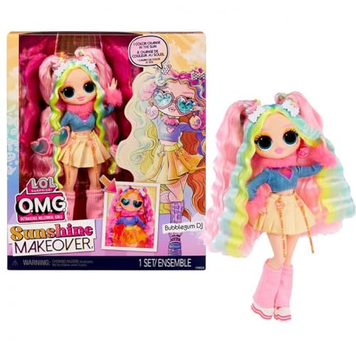 L.O.L. Surprise! OMG Sunshine Color Change Modepuppe - BUBBLEGUM DJ - Mit farbwechselnden Elementen, mehreren Überraschungen und fabelhaften Accessoires - Tolles Geschenk für Kinder ab 4 Jahren von LOL SURPRISE