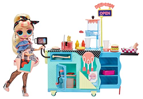 LOL Surprise OMG To-Go Diner Spielset mit 45+ Überraschungen - Inklusive Farbwechseln und exklusiver Modepuppe Miss Sundae - Für Sammler & Kinder ab 4 Jahren von L.O.L. Surprise!