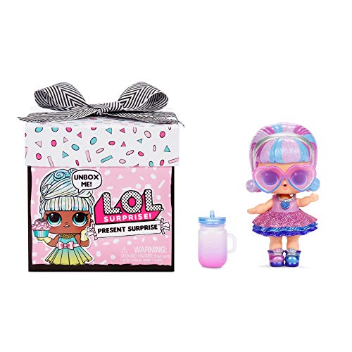 LOL Surprise Present Surprise - Eine Puppe für jeden Monat des Jahres mit 8 Überraschungen - lustiger Farbwechseleffekt und Accessoires - Present Surprise Series 1 - Puppe für Mädchen ab 3 Jahren von L.O.L. Surprise!