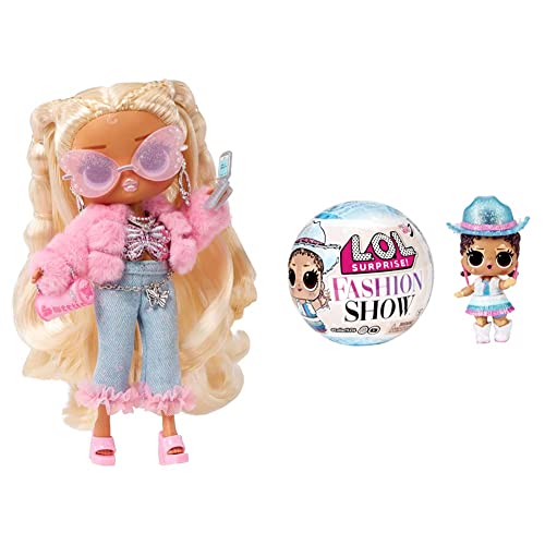 LOL Surprise Tweens Serie 4 Modepuppe - Olivia Flutter - 15 cm Puppe mit 15 Überraschungen & LOL Surprise Fashion Show Püppchen - 8 Überraschungen -Wasserüberraschung, Mode, Accessoire, 1er Pack LOL Surprise Tweens Serie 4 Modepuppe - Olivia Flutter - 15 cm Puppe mit 15 Überraschungen & LOL Surprise Fashion Show Püppchen - 8 Überraschungen -Wasserüberraschung, Mode, Accessoire, 1er Pack von L.O.L. Surprise!