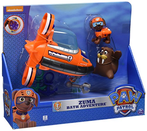 Paw Patrol Zuma's Bath Playset, Miniatur-Fahrzeug, Verschiedene Modelle von PAW PATROL