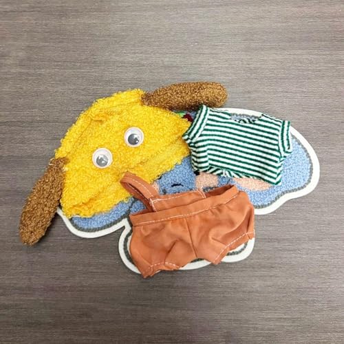 LA BUBU 17 Cm Puppen-Outfit-Set – 3-teiliges Kleidungsensemble Mit Hut, Oberteil Und Hose von LA BUBU