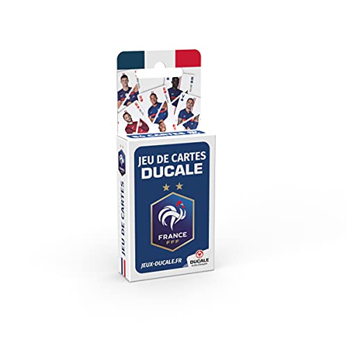 Ducale, das französische Spiel – Spiel mit 54 FFF-Karten, ab 7 Jahren, französische Fußballmannschaft 2020-2021 Ducale, das französische Spiel – Spiel mit 54 FFF-Karten, ab 7 Jahren, französische Fußballmannschaft 2020-2021 von LA DUCALE
