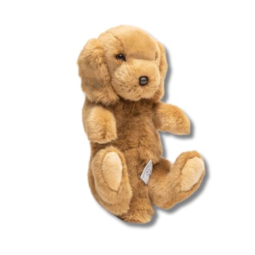 LA PELUCHERIE - Plüschtier Hund Theo Cocker Ball Baby 30 cm – Braun – Handgenäht – französische Marke LA PELUCHERIE - Plüschtier Hund Theo Cocker Ball Baby 30 cm – Braun – Handgenäht – französische Marke von LA PELUCHERIE